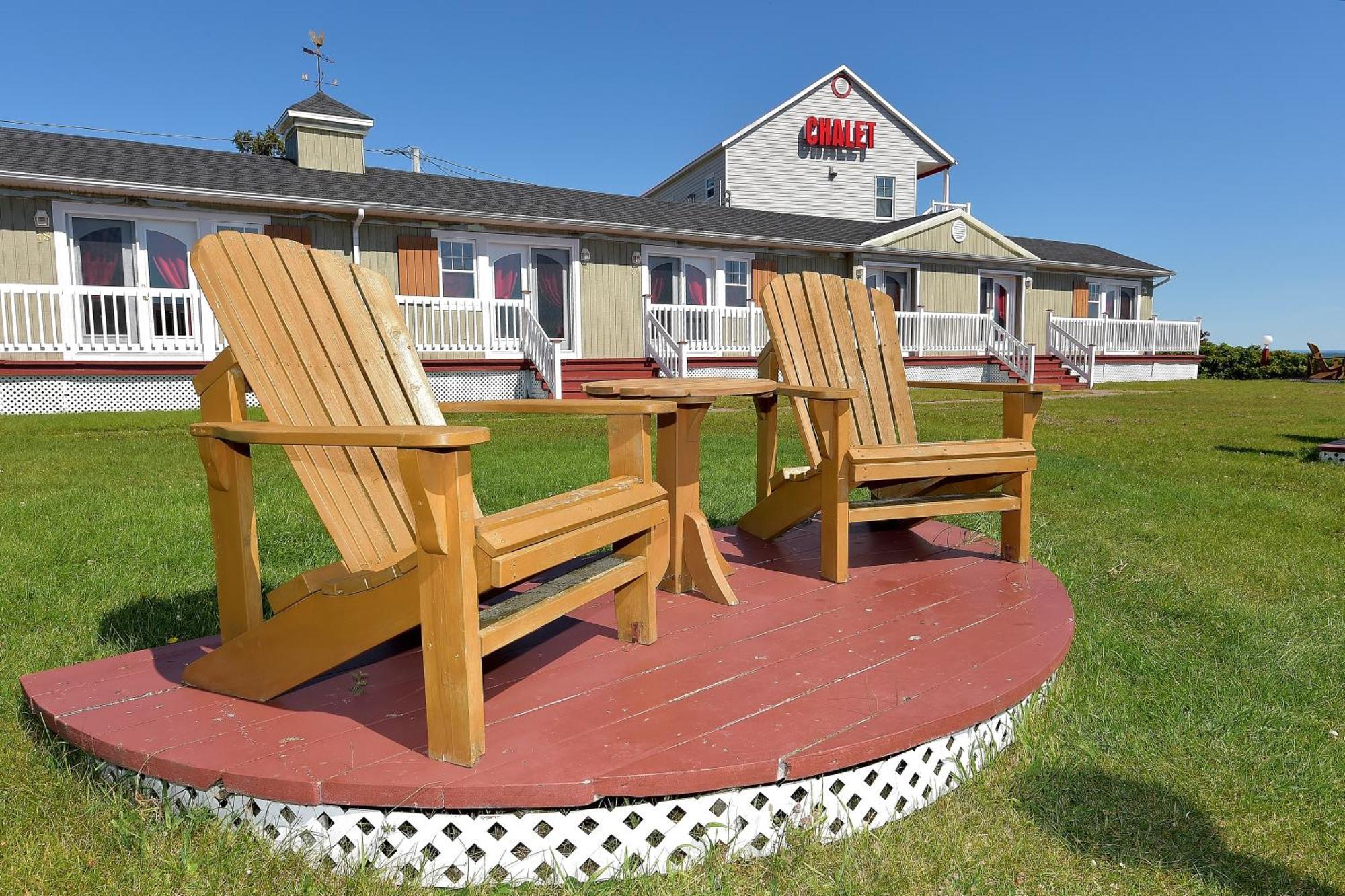 Motel Et Chalets Bo-Fleuve Evangeline Saint-Siméon Rom bilde