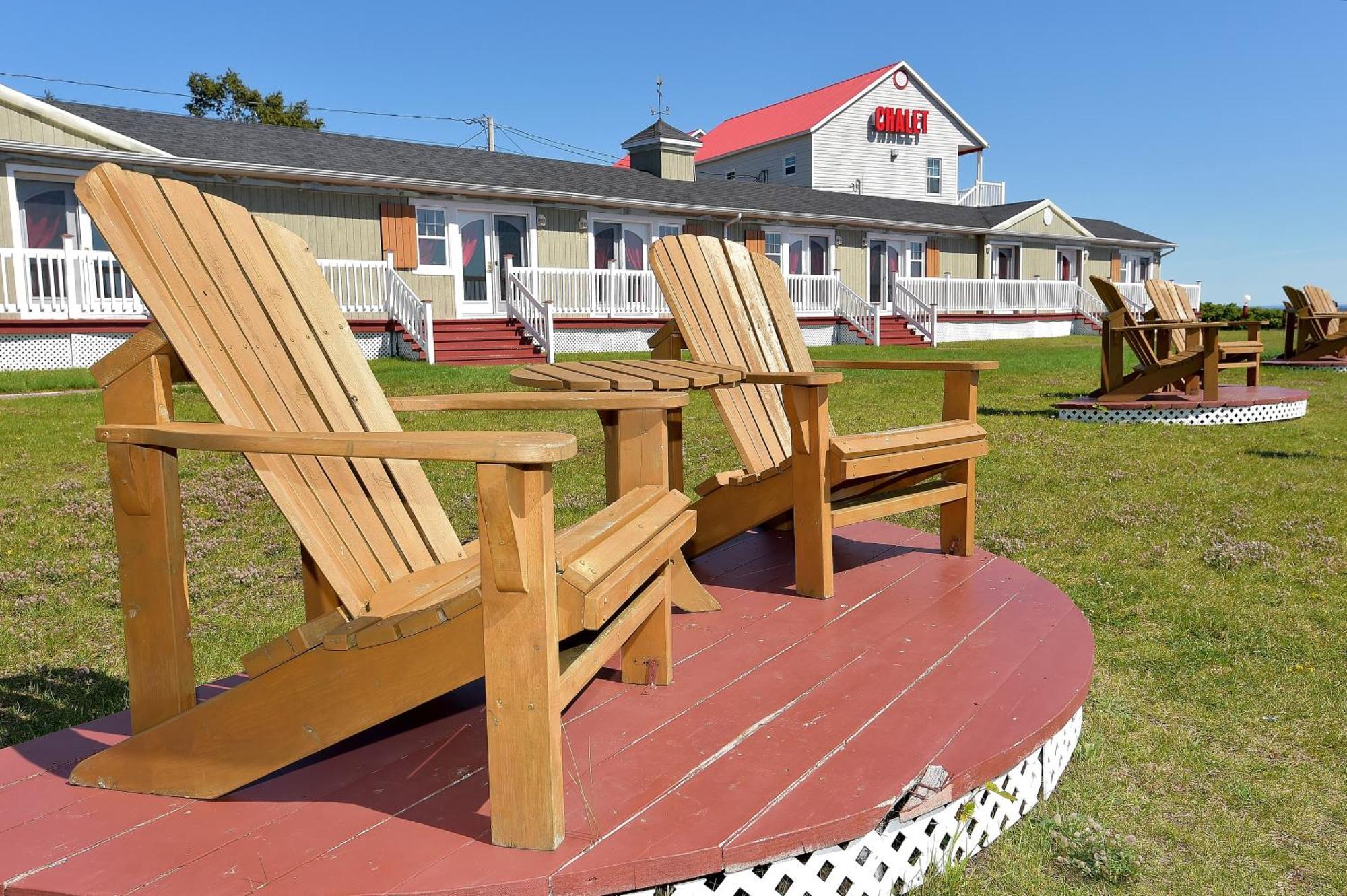 Motel Et Chalets Bo-Fleuve Evangeline Saint-Siméon Rom bilde
